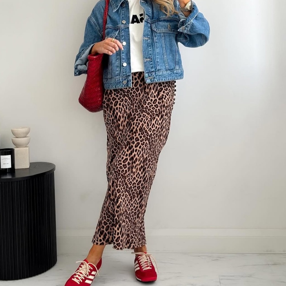 Leopard Print Skirt